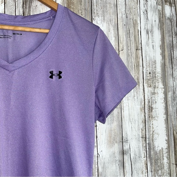 Under Armor Purple Loose Fit Tee - Picture 3 of 5